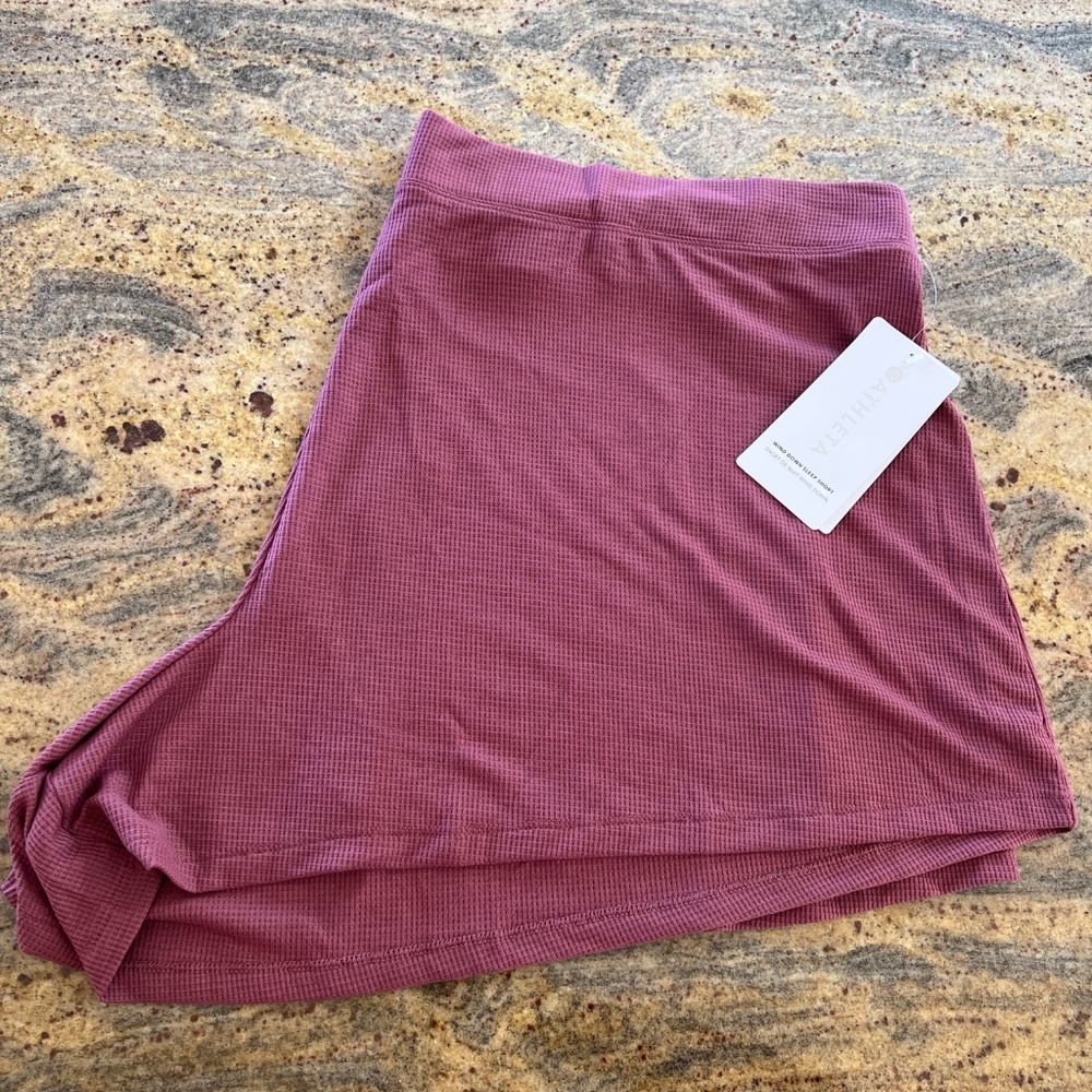 Women's Athleta Burgundy Wind Down Sleep Short (3X) - New with Tags